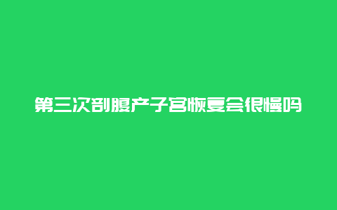 第三次剖腹产子宫恢复会很慢吗