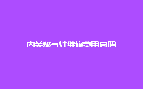 内芙燃气灶维修费用高吗