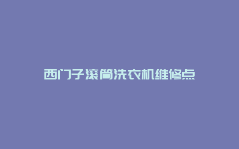 西门子滚筒洗衣机维修点