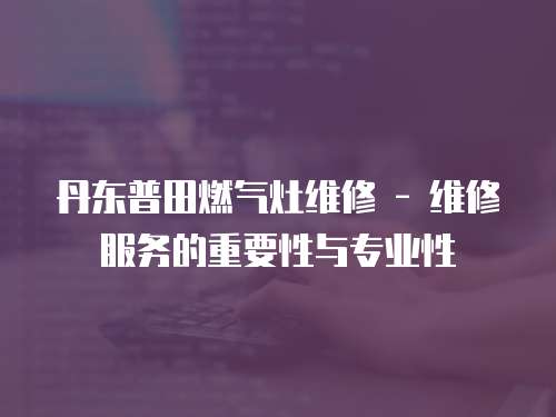 丹东普田燃气灶维修 – 维修服务的重要性与专业性